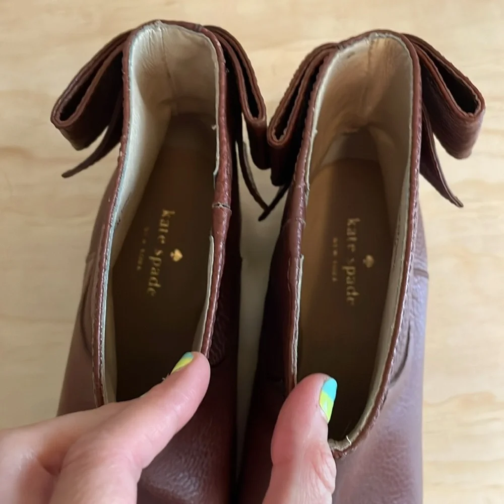 EUC Kate Spade ♠️ Prospect Bow Booties - Picture 5 of 7